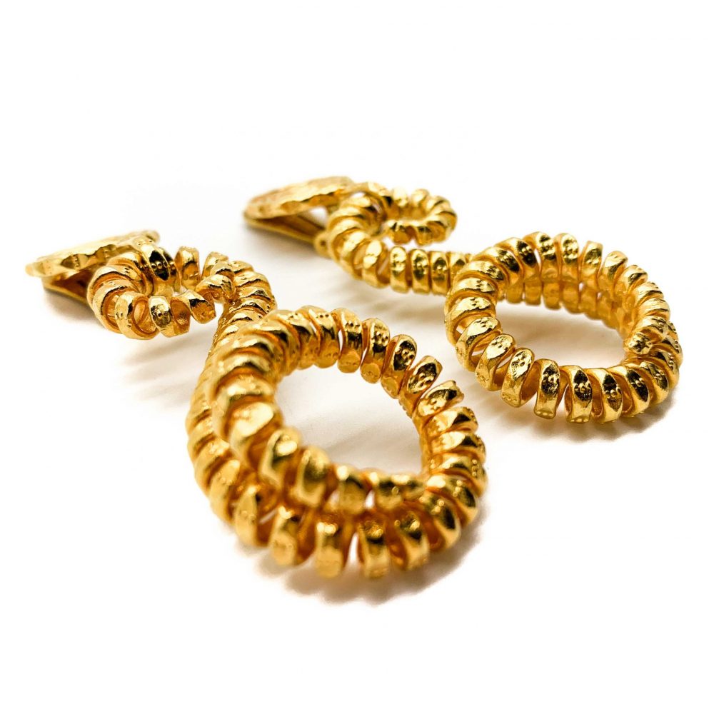 Vintage Coiled Earrings