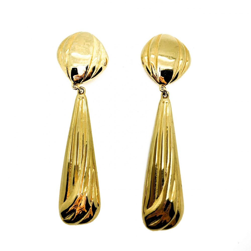 Vintage Gold Drop Earrings