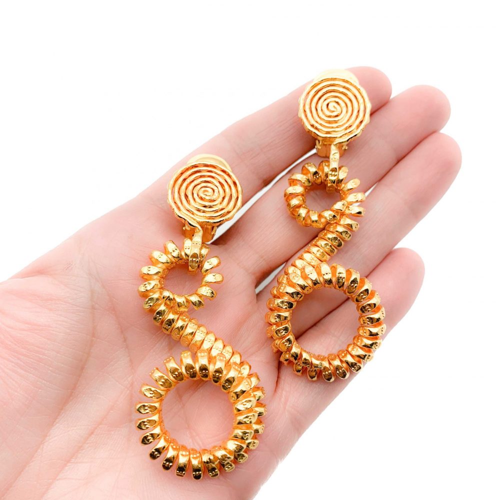 Vintage Coiled Earrings