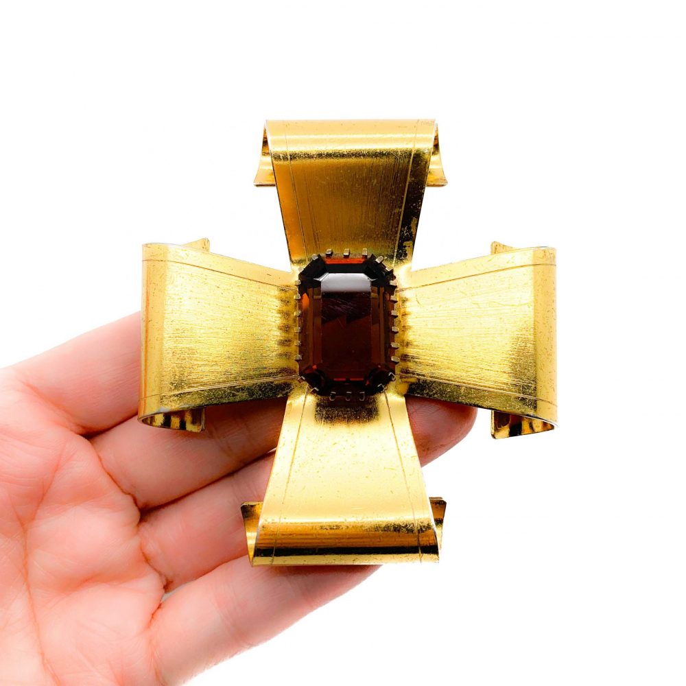 Vintage Paris House Brooch