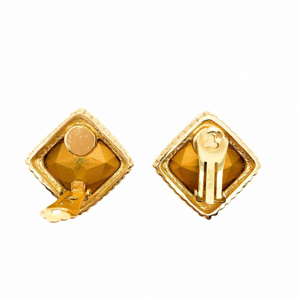 Vintage Dior Crystal Clips