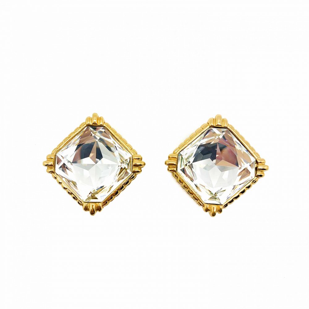 Vintage Dior Crystal Clips