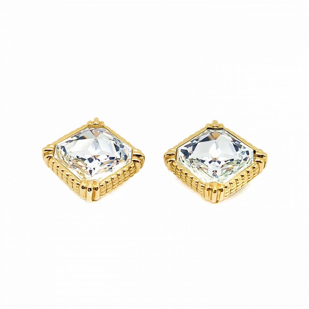 Vintage Dior Crystal Clips