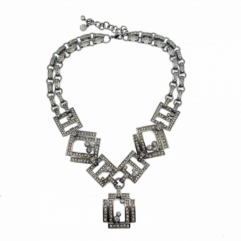 Vintage Dior Statement Geo Necklace