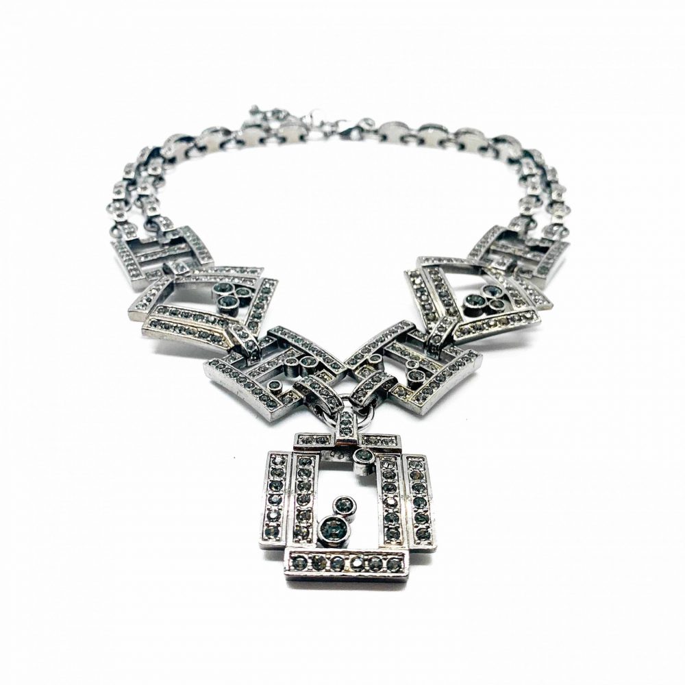 Vintage Dior Statement Geo Necklace