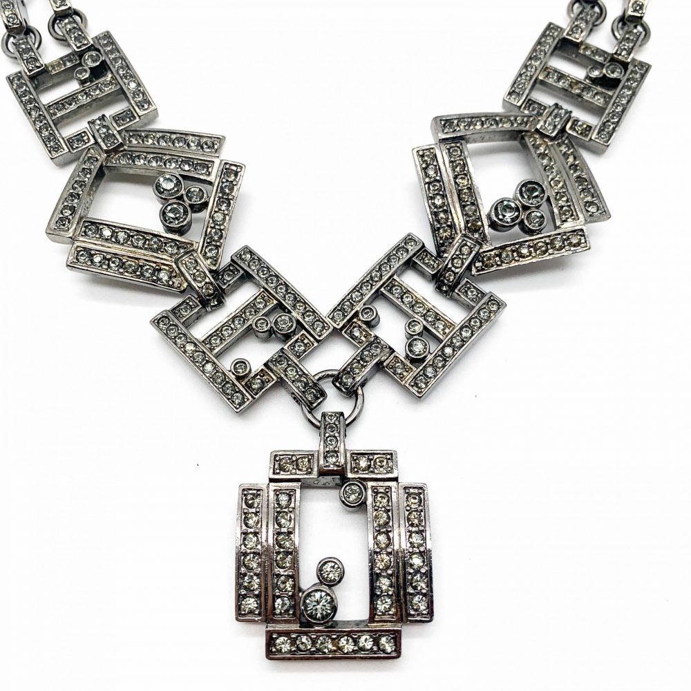Vintage Dior Statement Geo Necklace