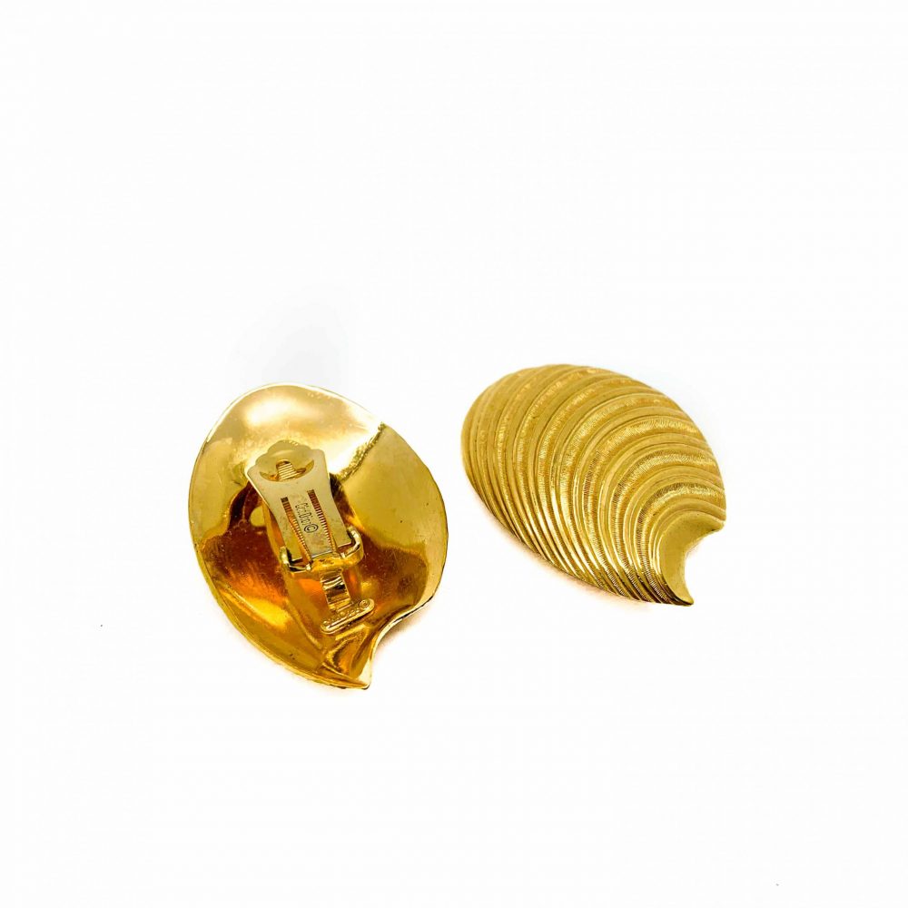 Vintage Dior Shell Earrings