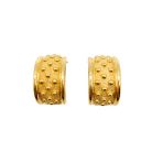 Jennifer Gibson Jewellery VINTAGE-408 (2) Vintage Dior Curve Bobble Earrings
