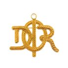 Vintage DIOR Gold Logo Brooch