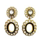 Vintage Dior Double Hoop Earrings