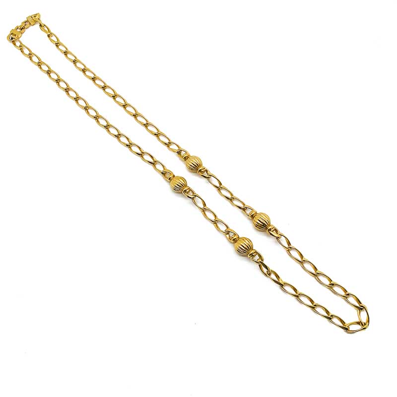 Vintage Dior Long Gold Chain