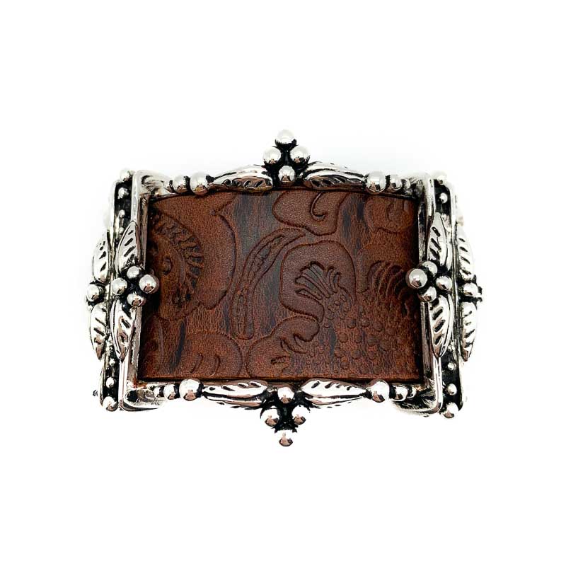 Vintage Dior Tooled Leather Cuff