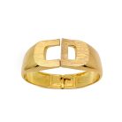 Jennifer Gibson Jewellery VINTAGE-461 (1) Vintage Dior CD Logo Clamper