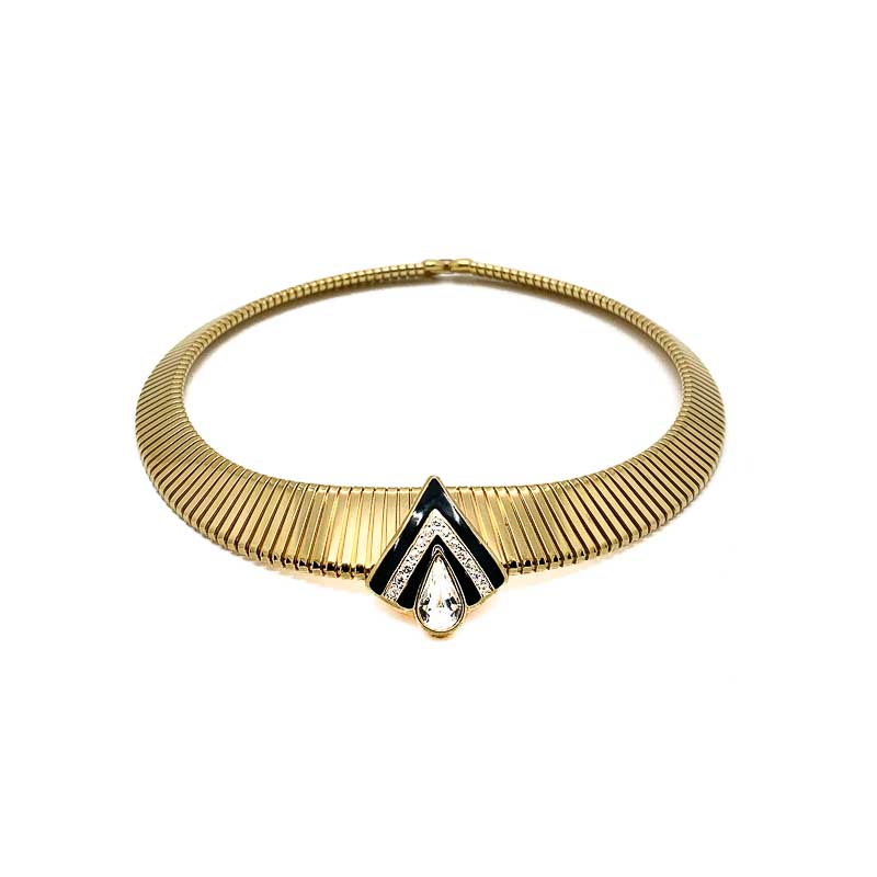 Vintage Monet Gold Collar Jennifer Gibson Jewellery