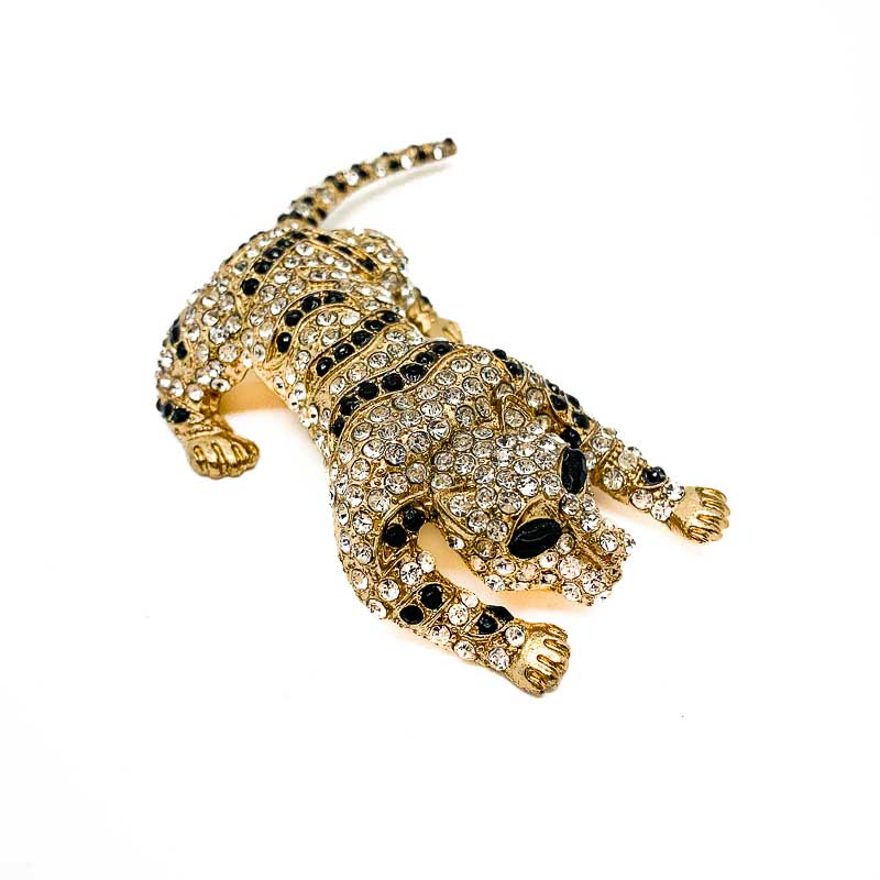 Statement Tiger Brooch