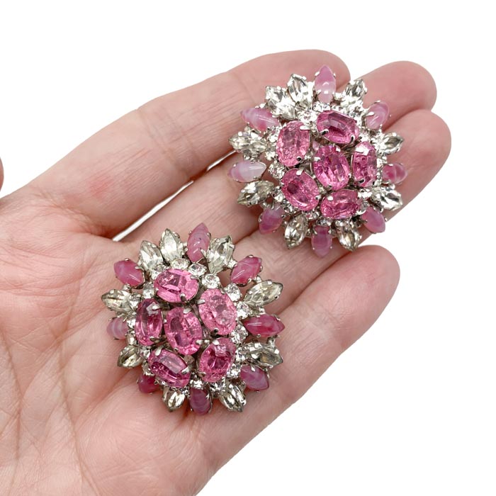 Vintage Christian Dior 1968 Brooch and Earring
