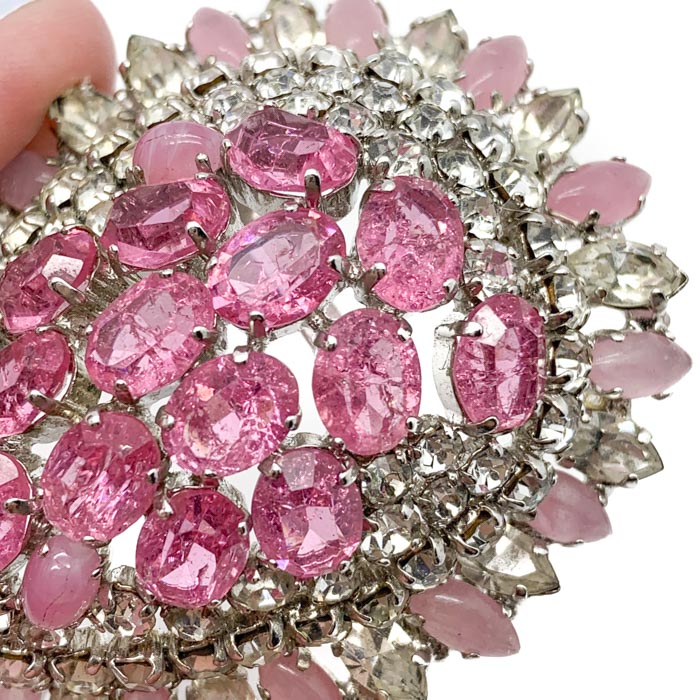 Vintage Christian Dior 1968 Brooch and Earring