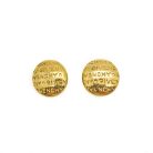Jennifer Gibson Vintage Jewellery Givenchy Logo Earrings 510 (2) Vintage Givenchy Logo Earrings