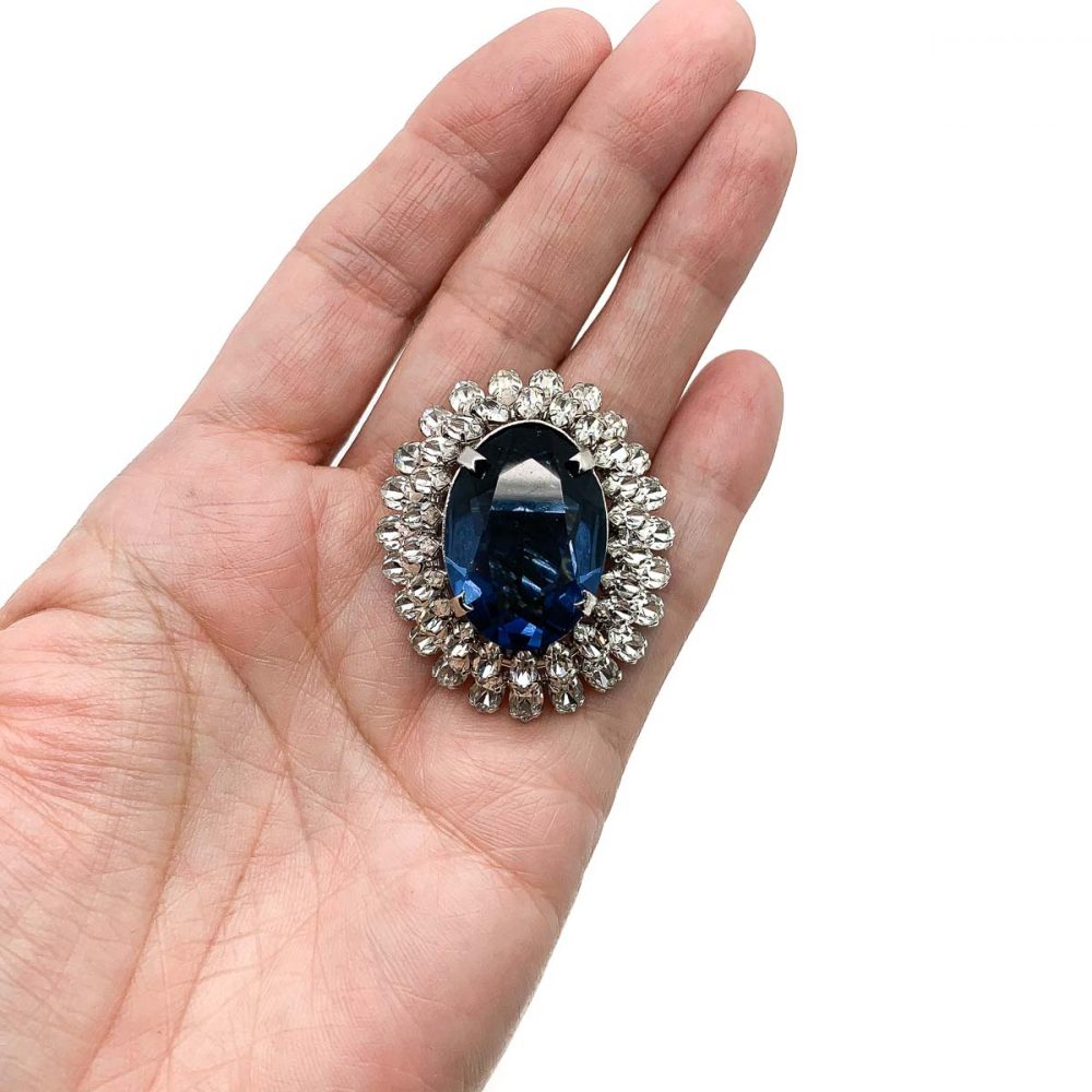 Vintage Christian Dior 1967 Crystal Brooch