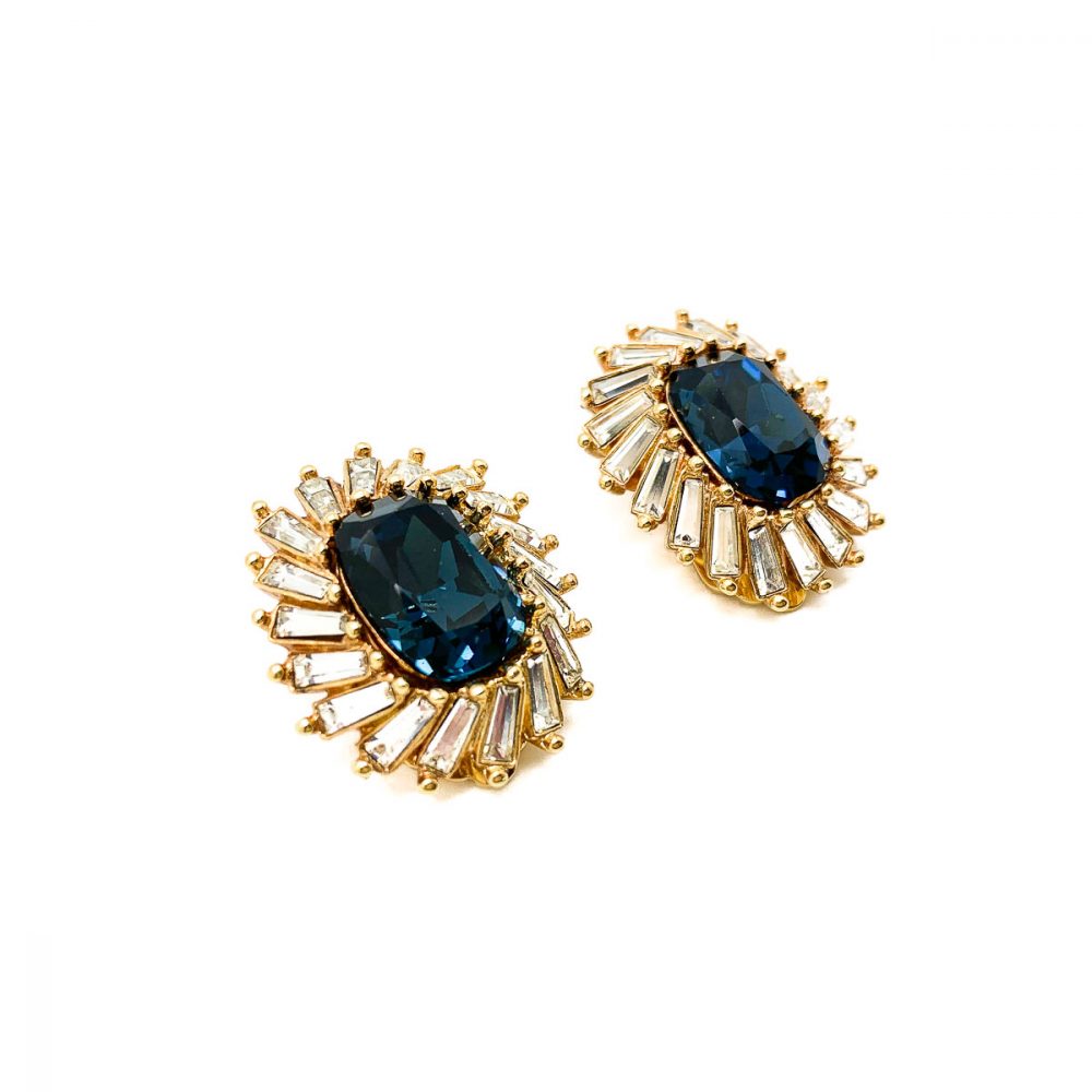 Vintage Christian Dior Crystal Earrings