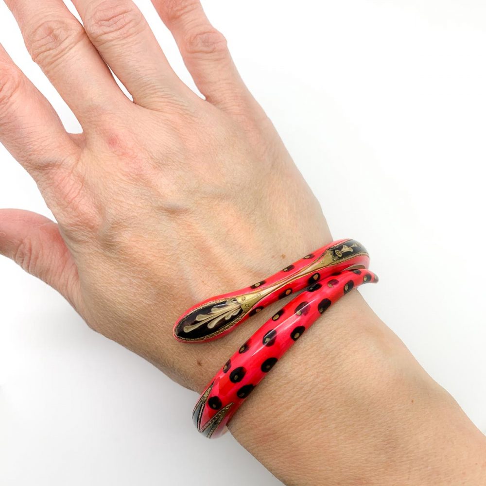 Art Deco Snake Bangle