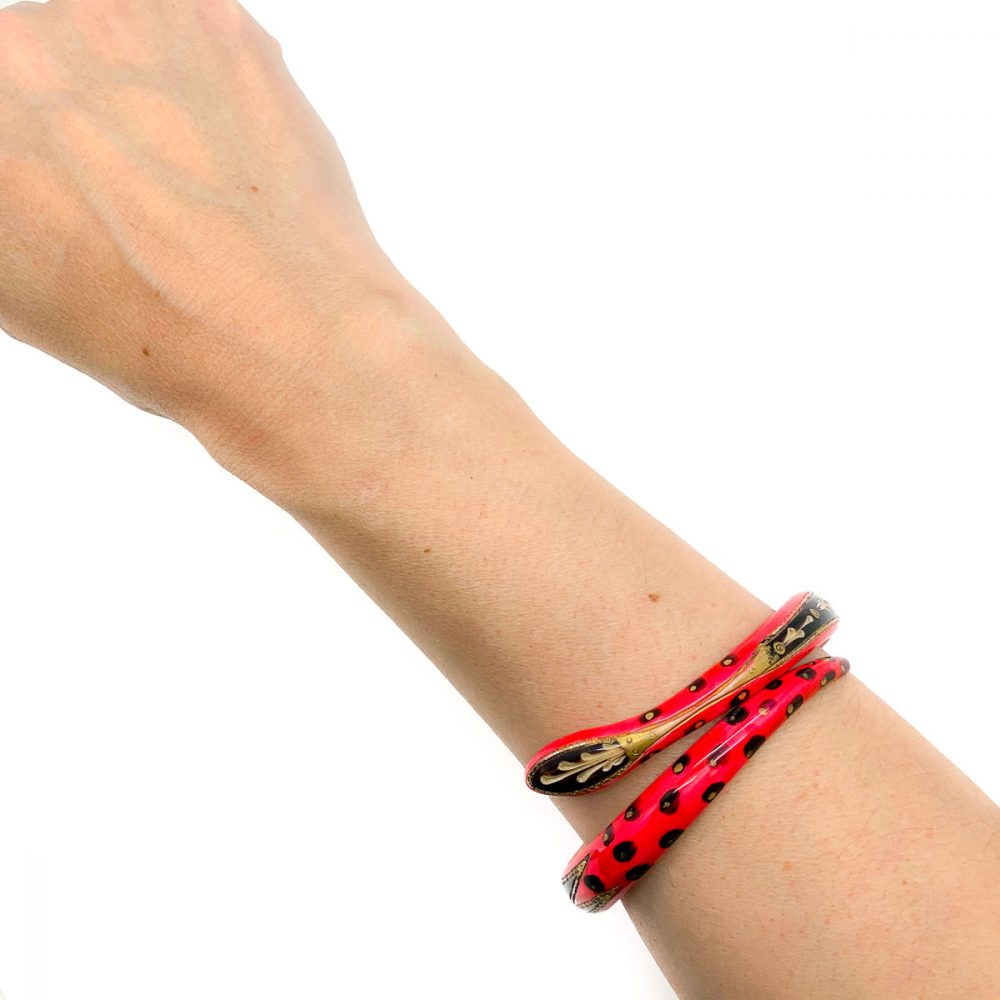Art Deco Snake Bangle
