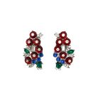 Vintage Art Deco '89 Tutti Frutti Earrings