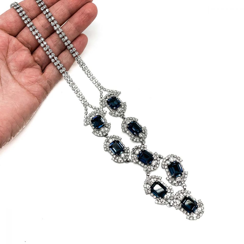 Vintage Art Deco Style Crystal Necklace