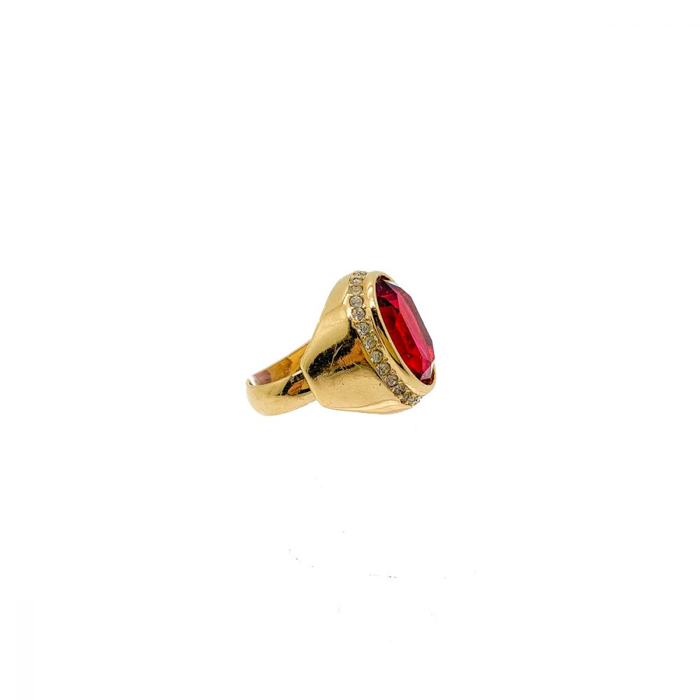 Vintage Christian Dior Ruby Ring
