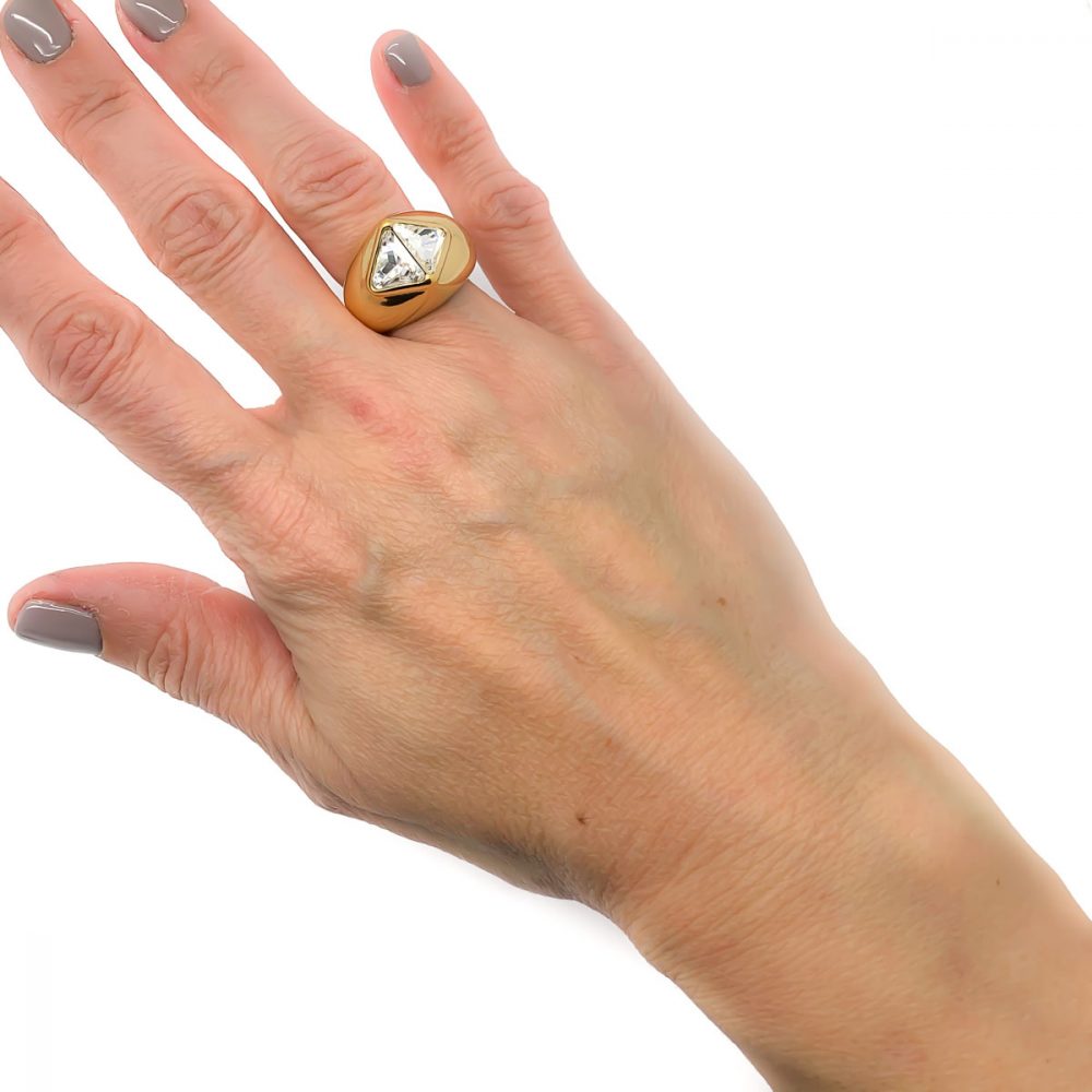 Vintage Christian Dior Trapeze Ring