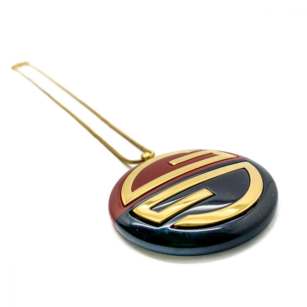 Vintage Givenchy Logo Necklace 1977