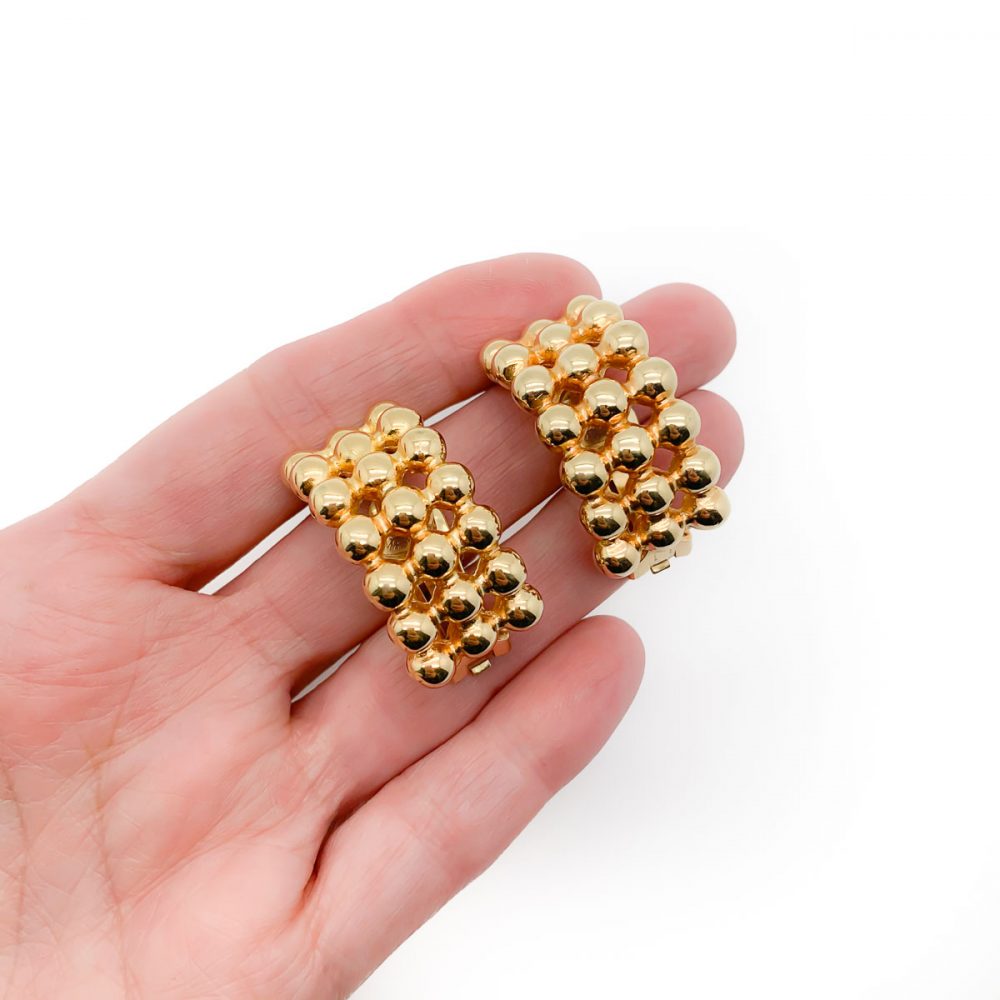 Vintage Dior Bobble Earrings Jennifer Gibson Jewellery