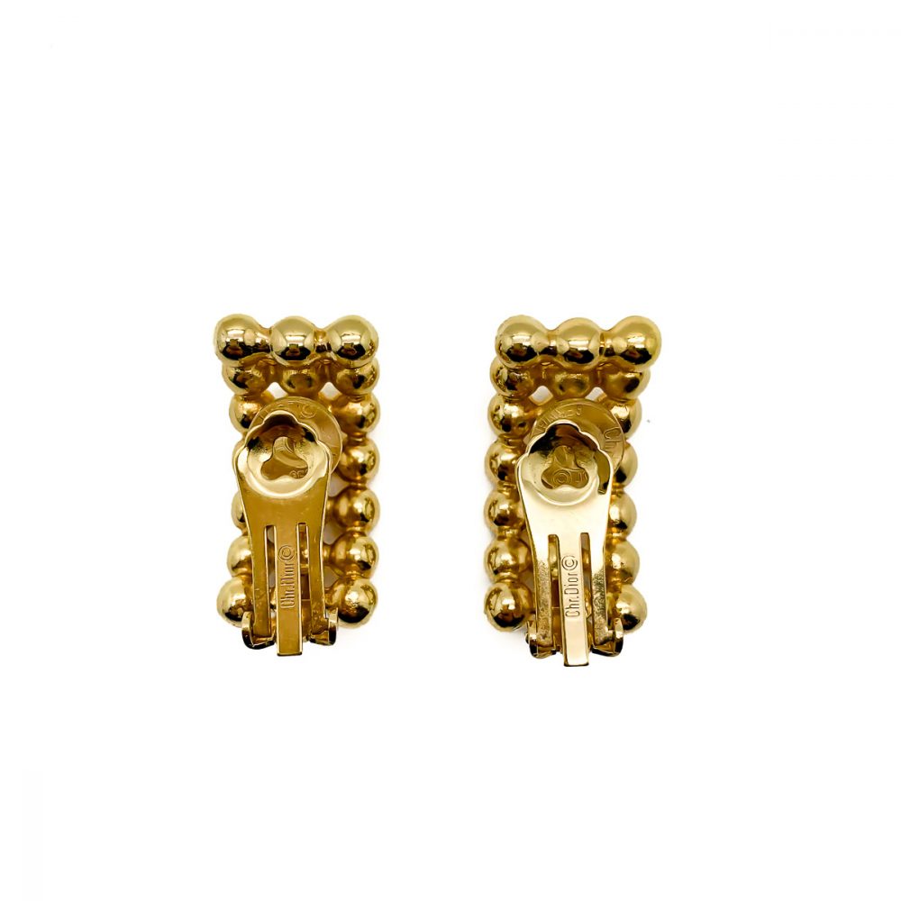 Vintage Dior Bobble Earrings Jennifer Gibson Jewellery