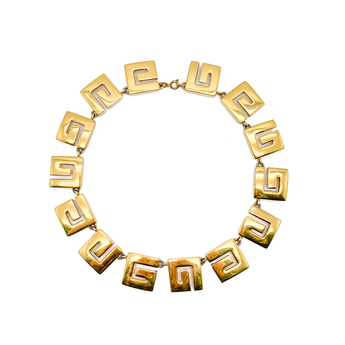 Jennifer Gibson Vintage Jewellery 564 (3) Vintage Givenchy G Logo Necklace