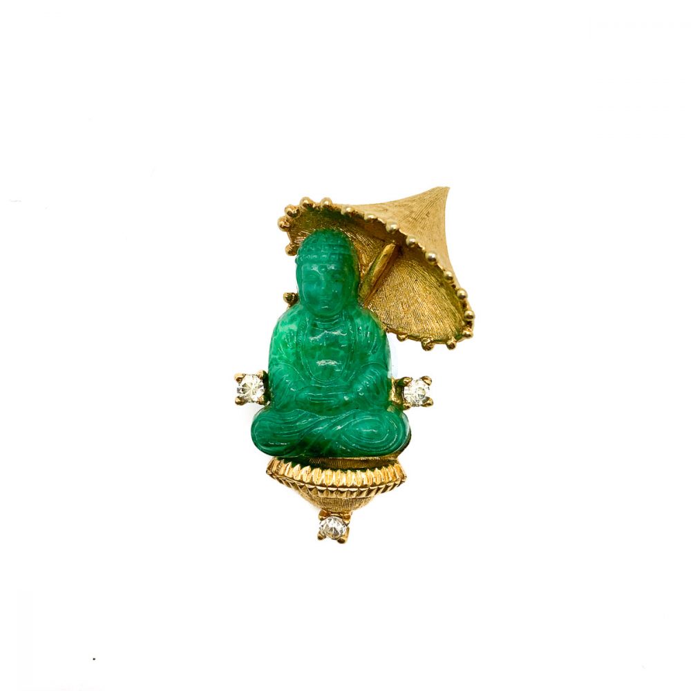 Vintage Jomaz Buddha Brooch