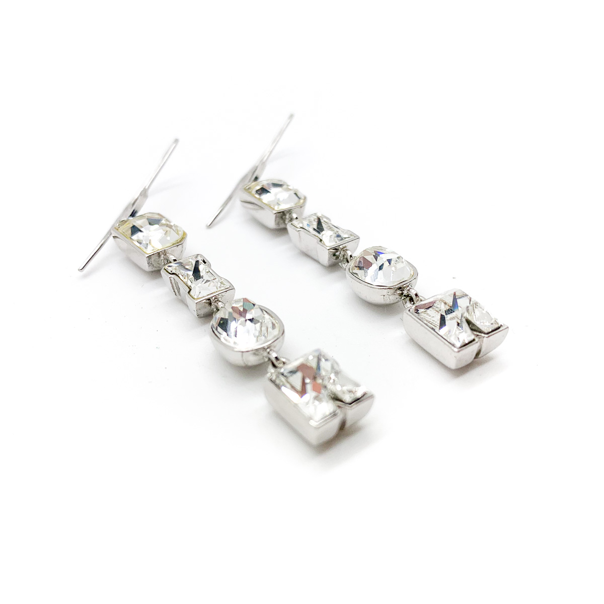 Jennifer Gibson Vintage Jewellery 582 (3) Vintage Dior D I O R Crystal Earrings