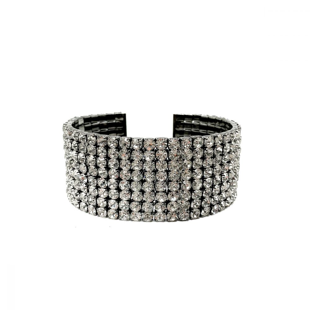 Vintage Rhinestone Cuff