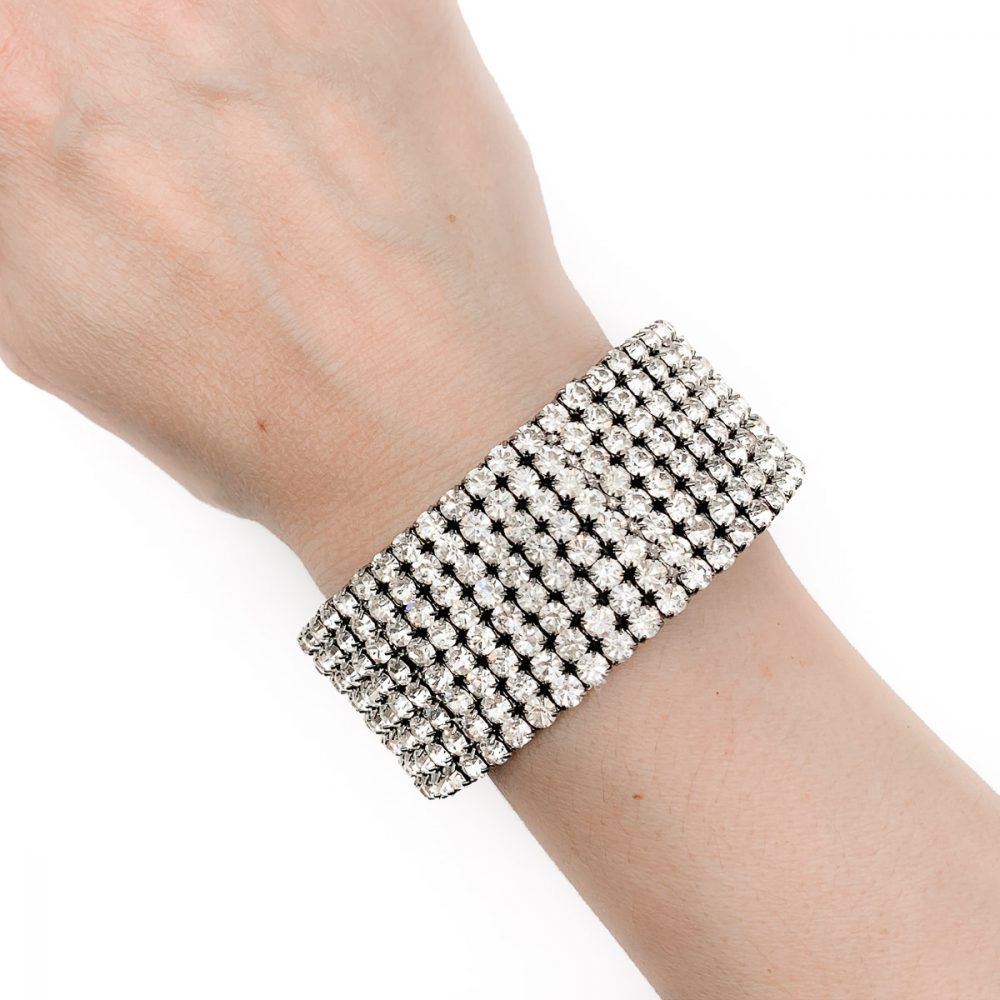 Vintage Rhinestone Cuff