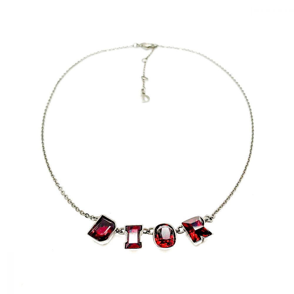 Vintage Dior Letter Necklace