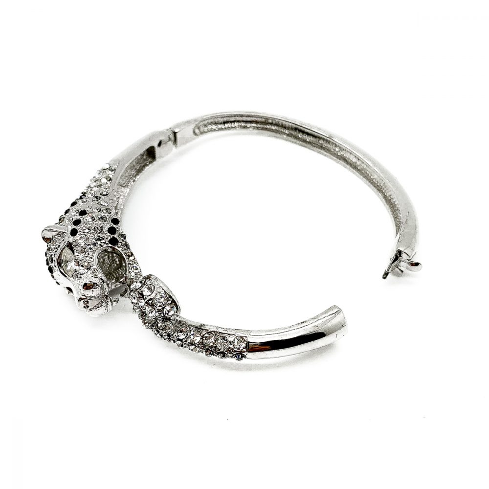 Vintage Big Cat Cuff Bangle