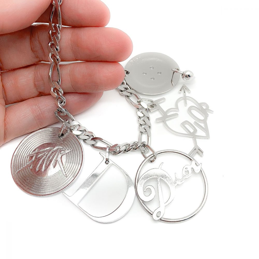 Vintage Dior Retro Charm Bracelet