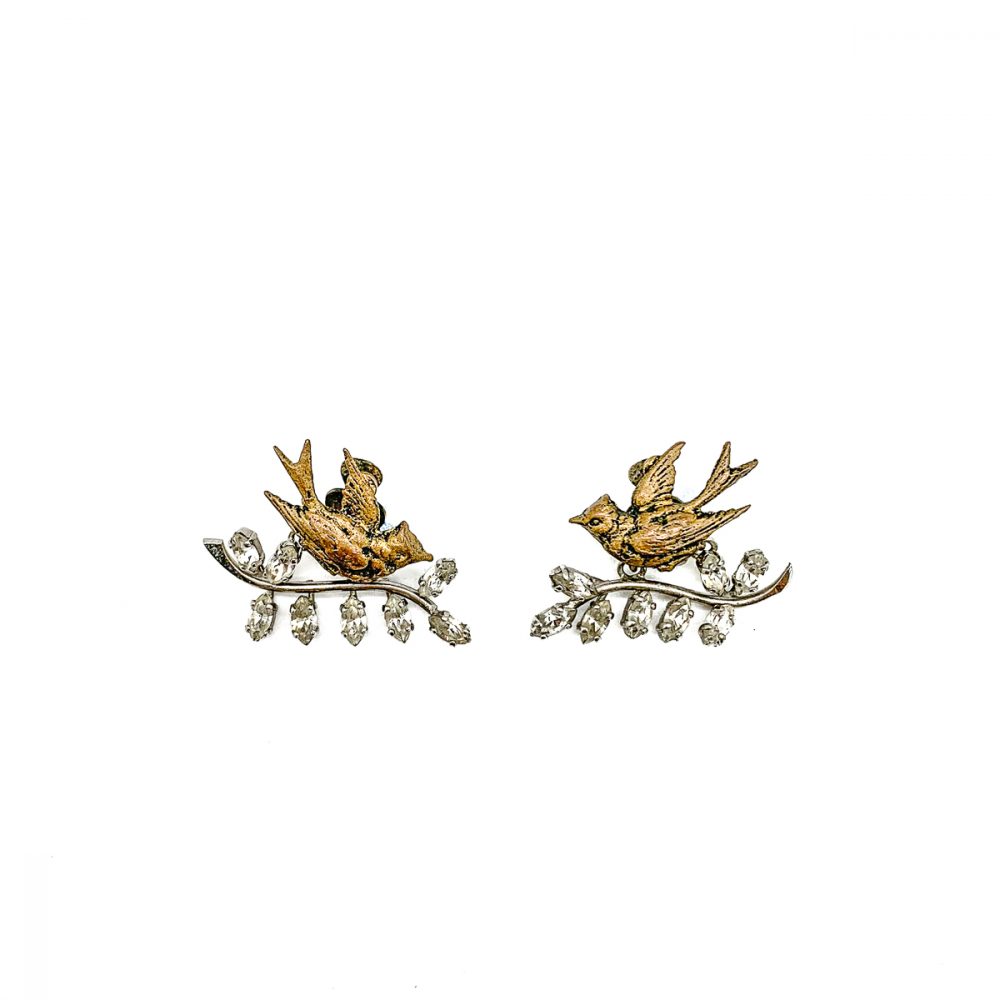Vintage Dior Bal des Oiseaux Earrings