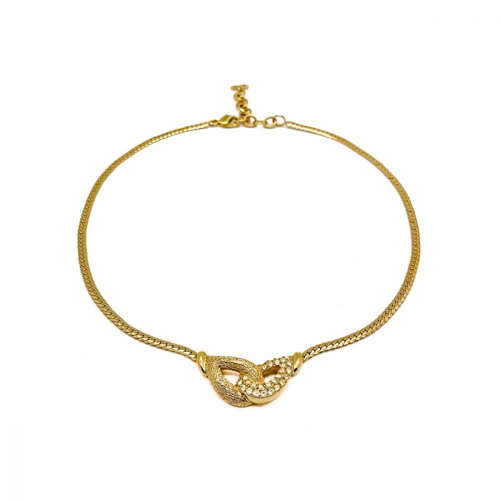 Vintage Dior Love Knot Necklace
