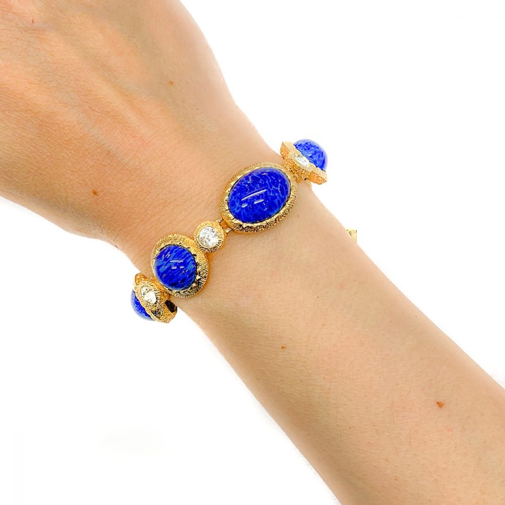 Vintage Dior Lapis Bracelet
