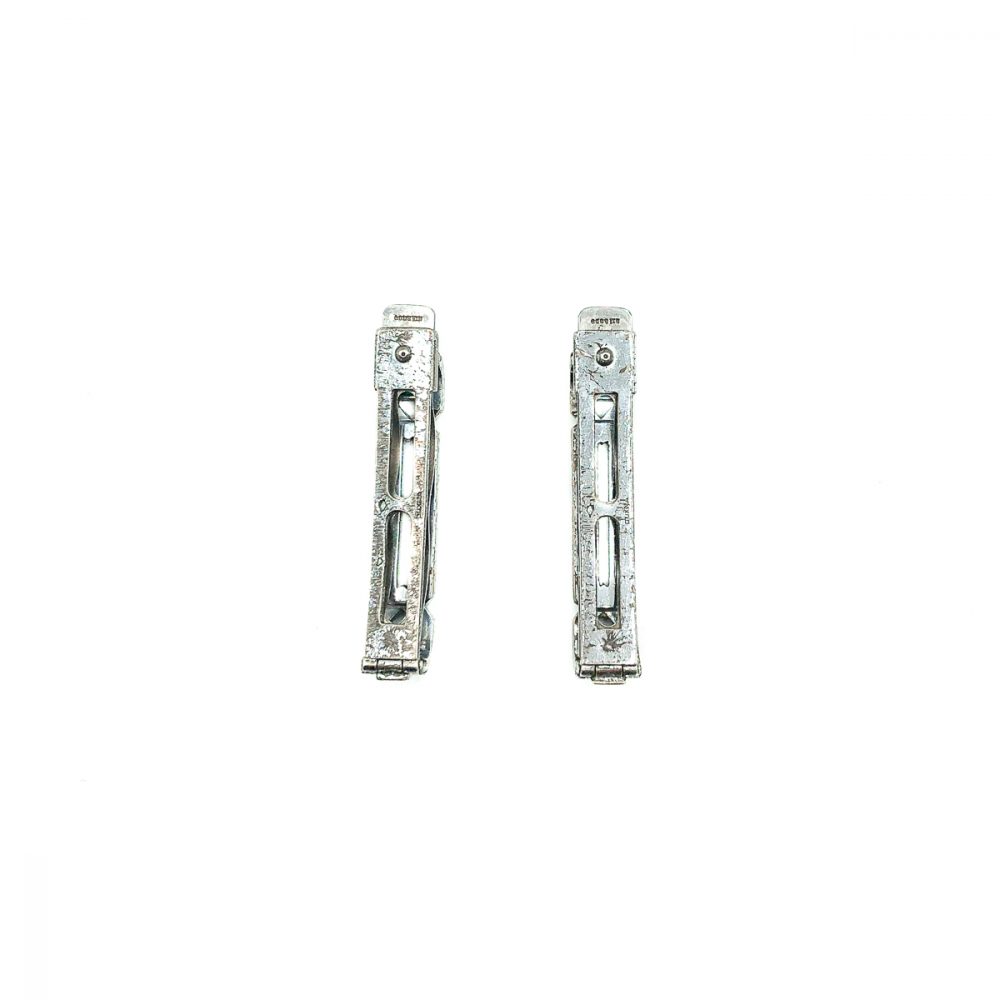 Vintage Art Deco Paste Hair slides