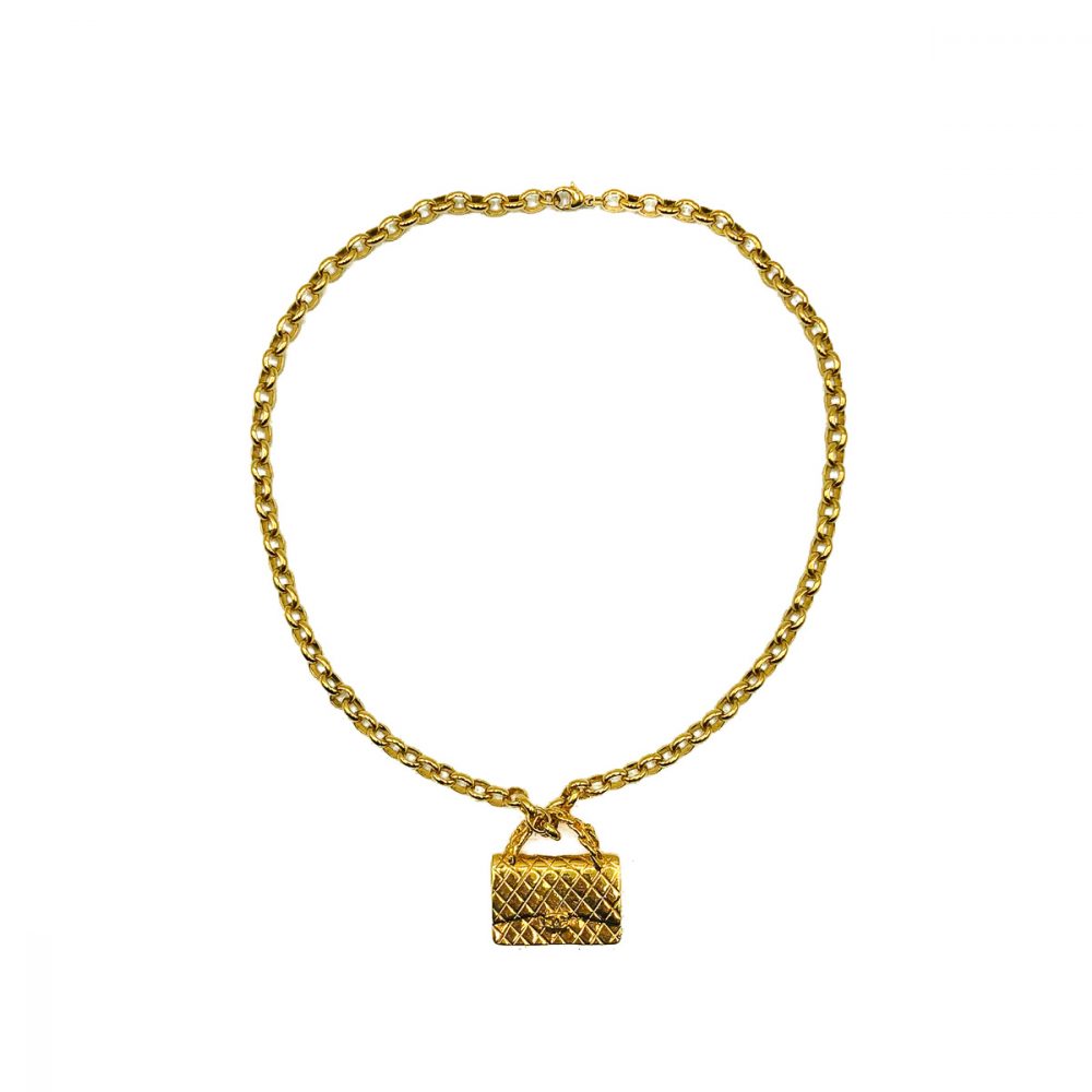 Vintage Chanel 2.55 Bag Necklace