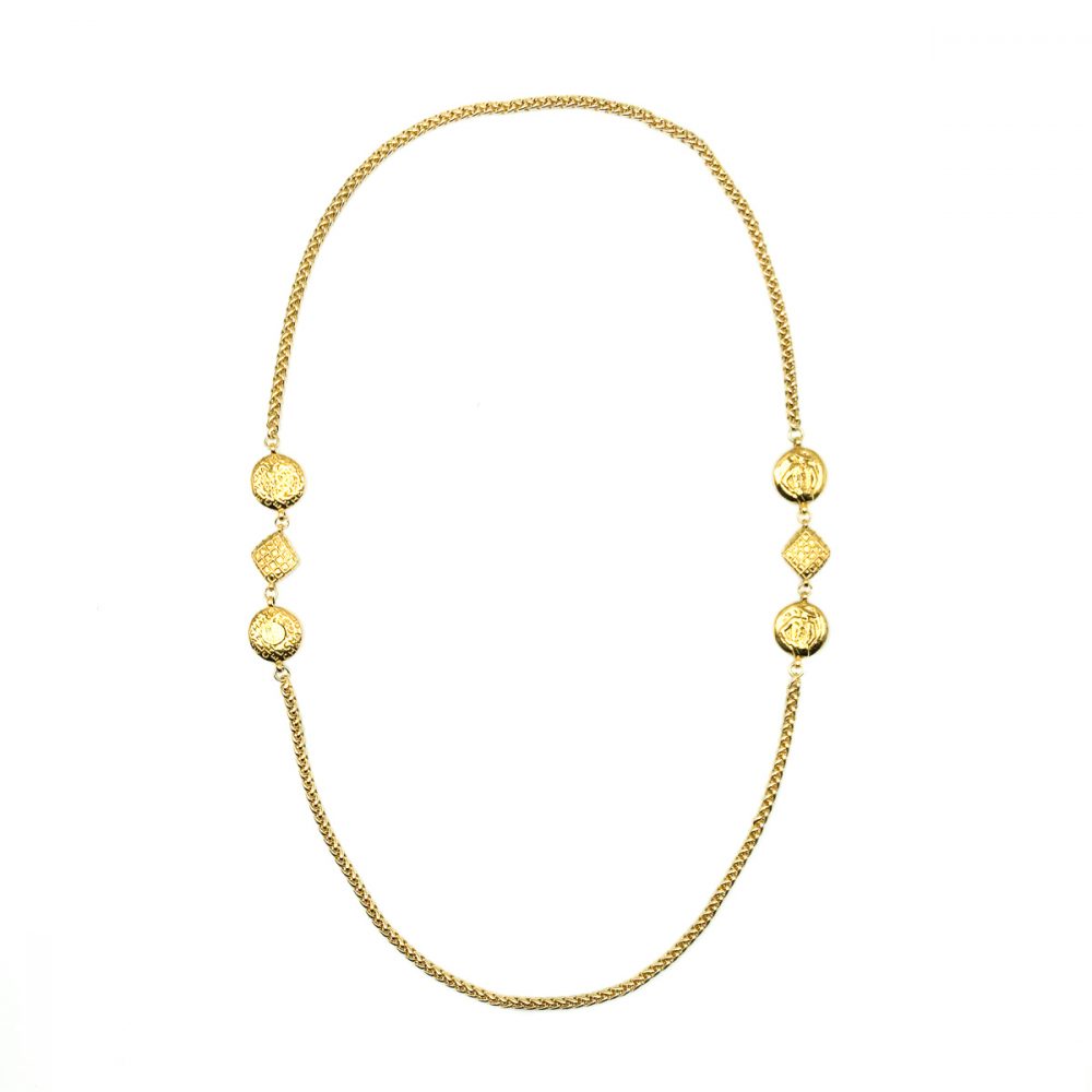Vintage Chanel Coco Rope Necklace