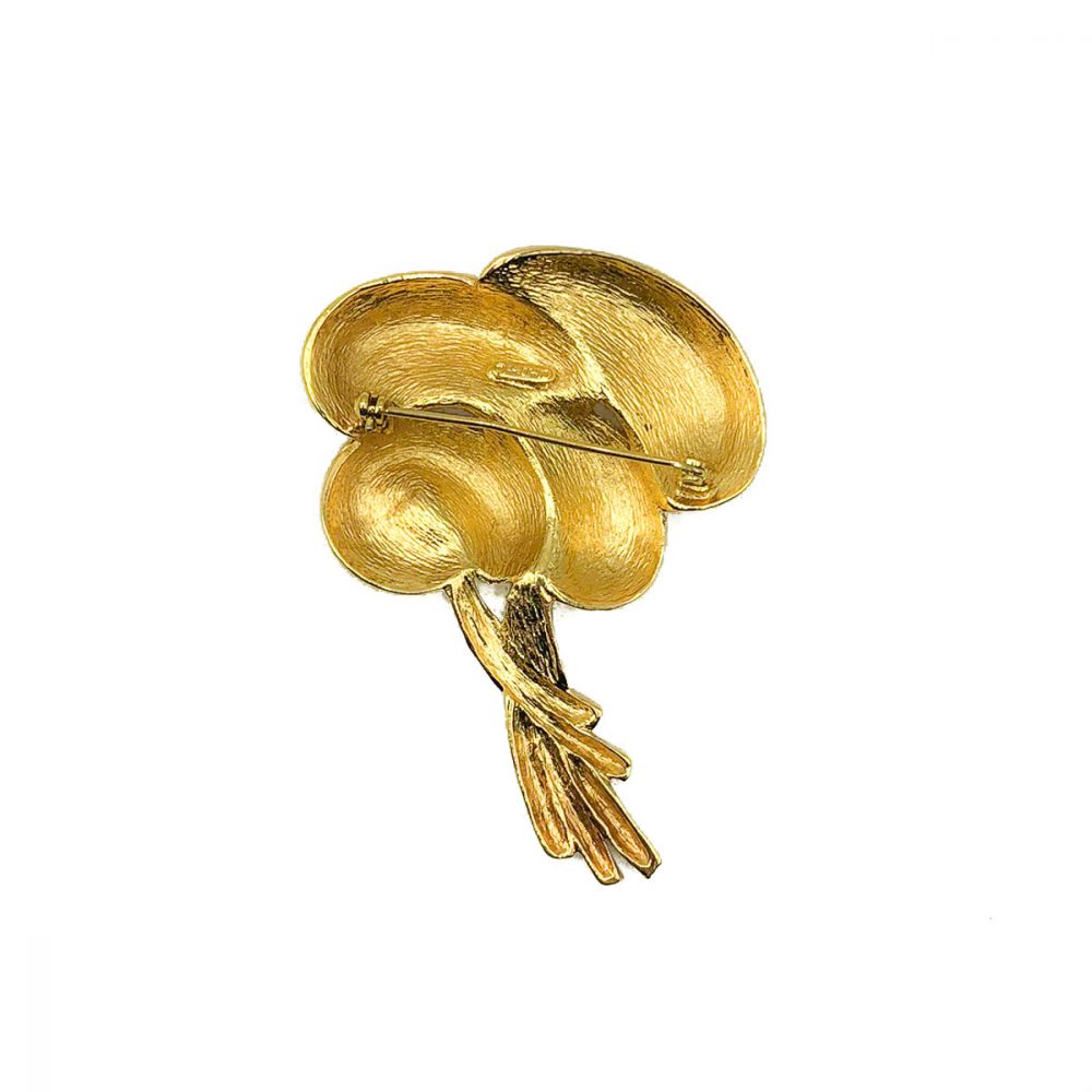 Vintage Dior Palm Leaf Brooch