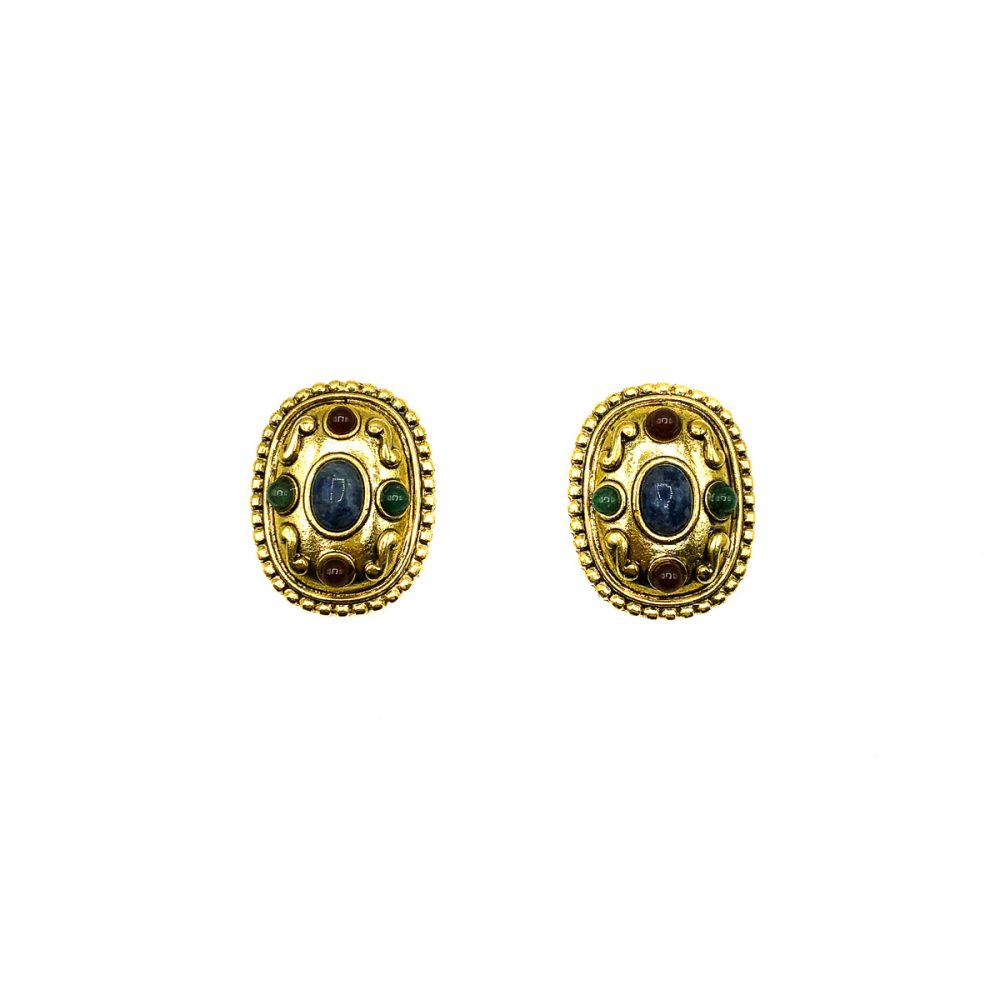 Vintage Etruscan Earrings