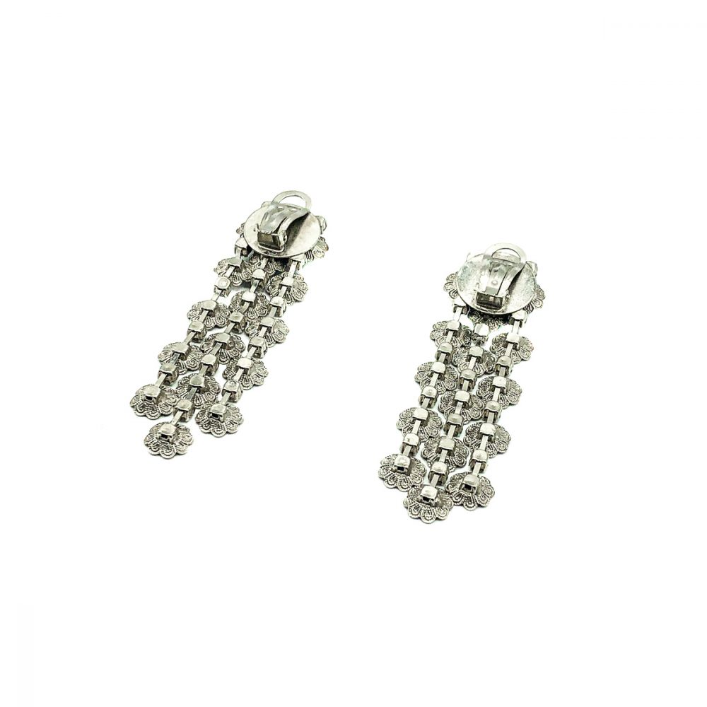 Vintage Floral Cascade Earrings